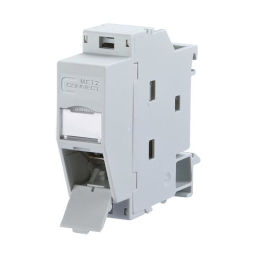 Conector de datos - 1309A07003-E - METZ CONNECT - RJ45 / para riel DIN / IEC