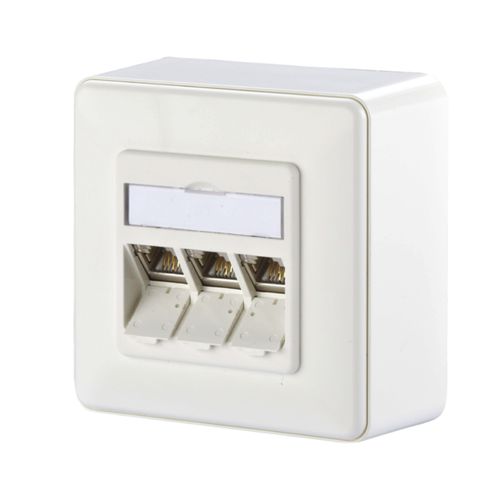 Conector de datos -  1309130002-E - METZ CONNECT - RJ45 / enchufe / de zinc moldeado a presión