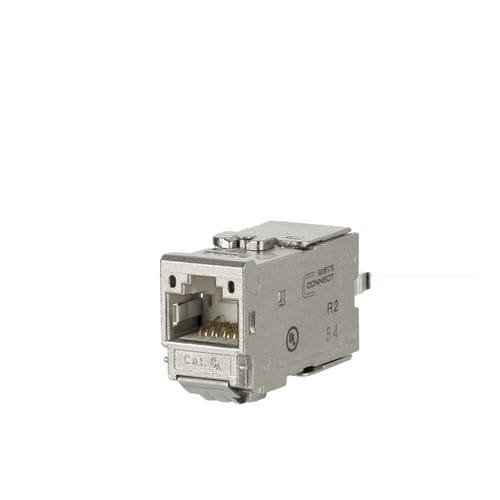 Conector de datos - C6Amodul - METZ CONNECT - Ethernet / hembra / de zinc moldeado a presión