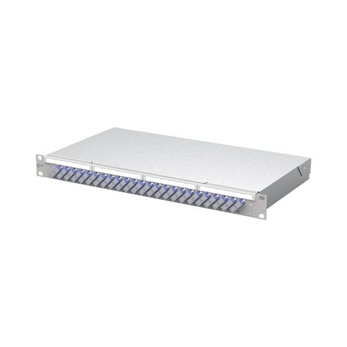 Panel de conexiones 19" - 150450E224-E - METZ CONNECT - de fibras ópticas / OS2