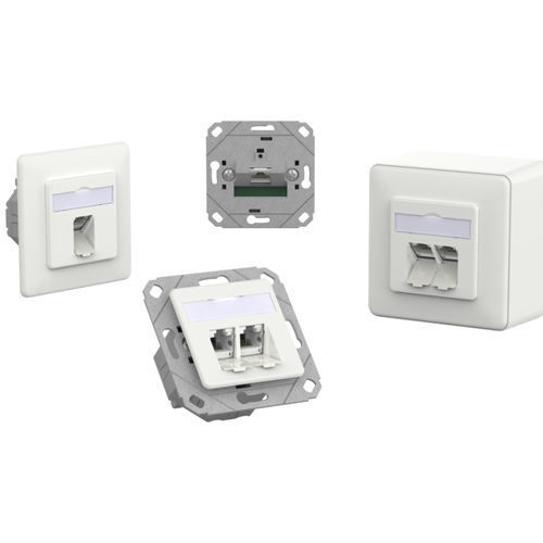 Conector de datos - E-DAT C6A IDC - METZ CONNECT - RJ45 / de plástico / de zinc moldeado a presión
