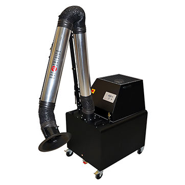 Colector de niebla de aceite - FOX series - AERSERVICE EQUIPMENTS SRL - de humo / centrífugo / con brazo de extracción