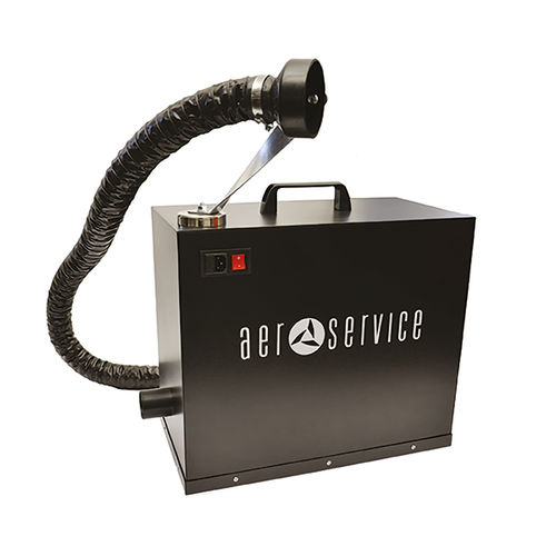 Extractor de humo de mano - AER 201 - AERSERVICE EQUIPMENTS SRL - de soldadura / con filtro de carbón activado / de cartucho