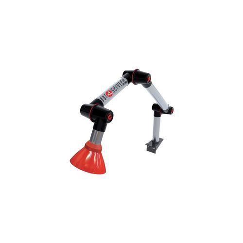 Brazo de extracción fijo - LAB - AERSERVICE EQUIPMENTS SRL - flexible / para polvo / de humos de soldadura
