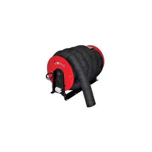 Enrollador de tubo - ARHM series - AERSERVICE EQUIPMENTS SRL - motorizado / para gases de escape / fijo