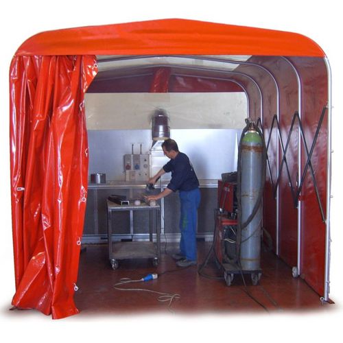 Extractor de humo móvil - BOXA - AERSERVICE EQUIPMENTS SRL - de soldadura / de rectificado / con filtro de carbón activado