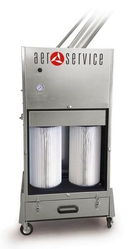 Extractor de humo de mano - ECART - AERSERVICE EQUIPMENTS SRL - de soldadura / con filtro de carbón activado / de cartucho