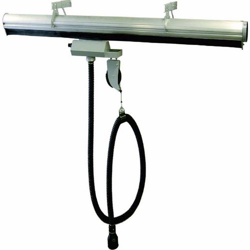 Extractor de gases de escape para coche - EC - AERSERVICE EQUIPMENTS SRL - para taller / para garaje / en riel deslizante
