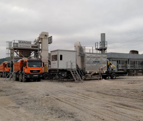 Planta de asfalto móvil - AC_M - ARCEN ENGENHARIA, S.A. - continua