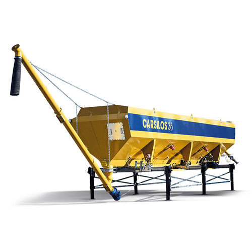 Silo horizontal - Carsilos  - CARMIX - METALGALANTE - flexible / con extractor / de pesaje