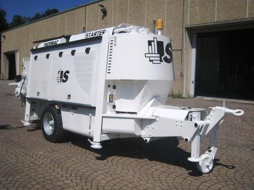 Bomba para hormigón montada en remolque - 80 - 120 m³/h | STAR 8" series - SERMAC S.p.A. - para obra