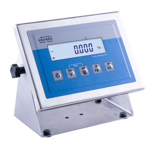 Terminal de pesaje visualizador LCD - PUE H315 - RADWAG - de pared / resistente al agua / IP67