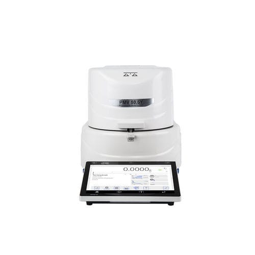 Balanza de humedad de laboratorio - PMV 50.5Y - RADWAG - kilogramo / externa / con visualizador gráfico