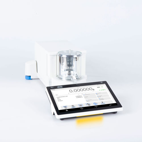 Microbalanza de laboratorio - MYA 5Y series - RADWAG - kilogramo / interna / con visualizador gráfico