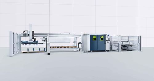 Máquina de corte láser de fibra - TruMatic 5000 - TRUMPF machines & systems - de punzonado / por láser sólido / de metales no ferrosos