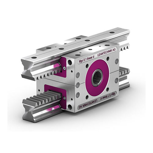 Caja de avance piñón-cremallera - lifgo® linear double - LEANTECHNIK AG