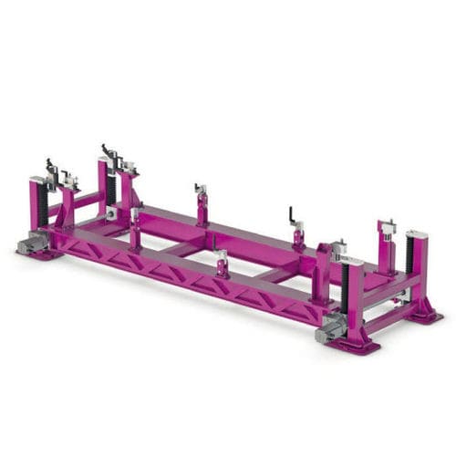 Mesa elevadora de columna - Hubtisch  - LEANTECHNIK AG - mecánica / estacionaria / a medida