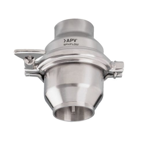 Válvula de retención de disco - VPN  - APV - desatascadora / para conducto / de acero inoxidable