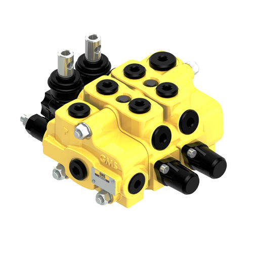 Distribuidor hidráulico seccional - 50L GS series - GMS Hydraulic Components - de cajón / de control asistido