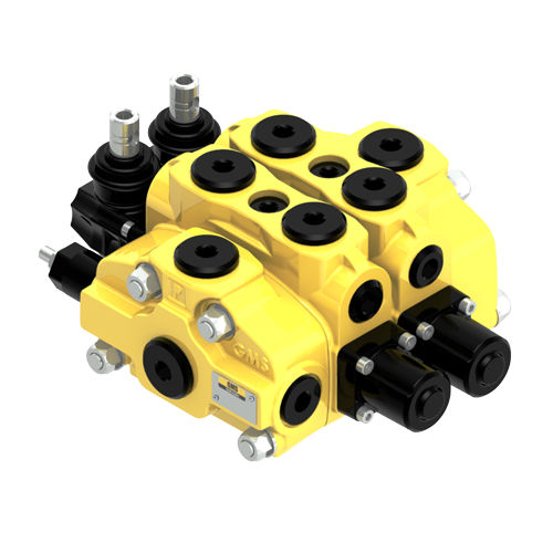 Distribuidor hidráulico seccional - 100L GS series - GMS Hydraulic Components - de cajón / de control asistido