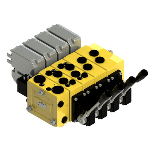 Distribuidor hidráulico proporcional - GPV 130 - GMS Hydraulic Components - de cajón / de palanca