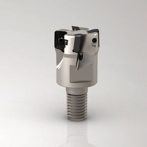 Fresa de dos cortes - TURBO 10 series - SECO TOOLS - de plaquita / de desbaste / de semiacabado