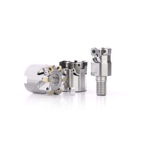 Herramienta de fresado de dos cortes - Highfeed 2 series - SECO TOOLS - de plaquita / para planear / para metal
