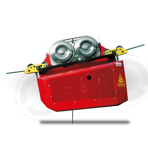 Grúa fija - WOODLINER 3000 - Konrad Forsttechnik - con cables / todoterreno / forestal
