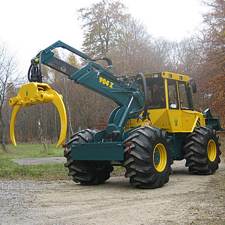 Arrastrador forestal - HSM 904Z - HSM - Hohenloher Spezial-Maschinenbau GmbH & Co. K - con pulpo