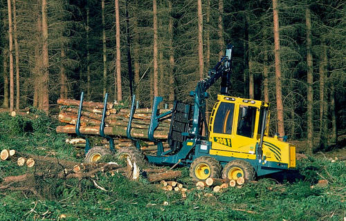 Autocargador forestal - HSM 208F 9t  - HSM - Hohenloher Spezial-Maschinenbau GmbH & Co. K