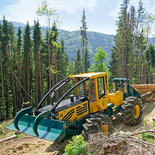 Arrastrador forestal - HSM 904 S - HSM - Hohenloher Spezial-Maschinenbau GmbH & Co. K - con pulpo