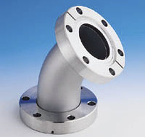 Racor neumático - MDC vacuum products - con brida / acodado / de acero inoxidable