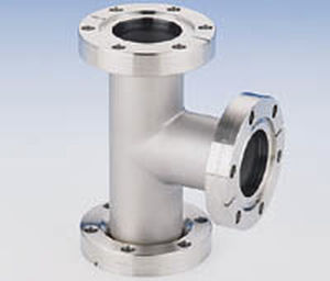 Racor neumático - MDC vacuum products - con brida / en T / de acero inoxidable