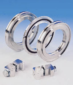 Brida de enganche - 2 1/2 - 20", 150 °C | ISO LF  - MDC vacuum products - de acero inoxidable / giratoria