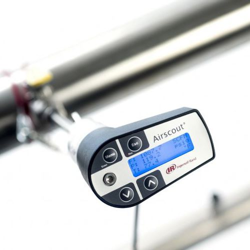 Caudalímetro por ultrasonidos - Airscout® - INGERSOLL RAND - másico / para aire comprimido / en línea