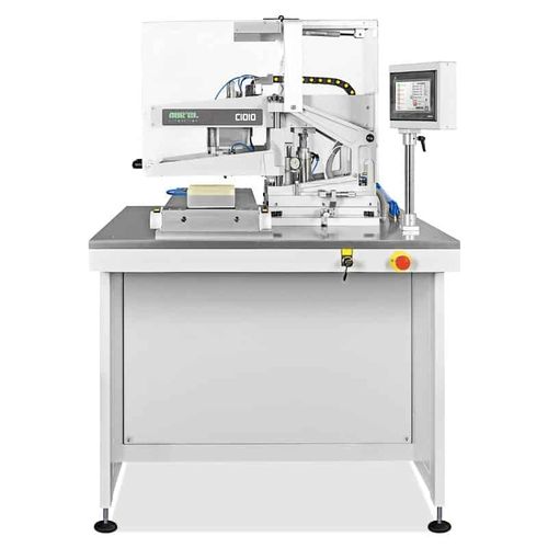 Máquina de serigrafia automática - C1010 - AUREL Automation Division - monocroma / para la electrónica / de vacío