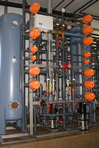 Estación de desmineralización de resinas intercambiadoras de iones - UPCORE - Silhorko-Eurowater A/S