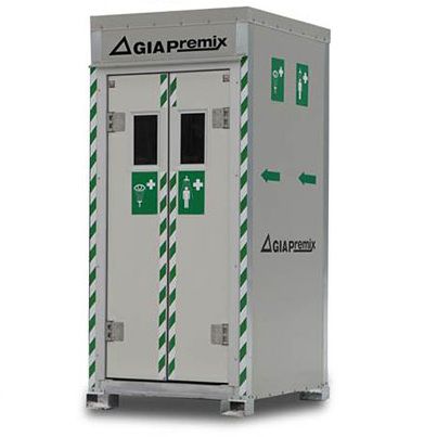 Cabina de descontaminación - 820876K  - GIA Premix AB - para zona peligrosa