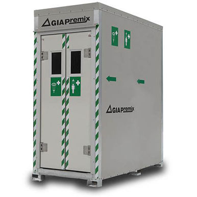 Cabina de descontaminación - 820950K - GIA Premix AB - para zona peligrosa