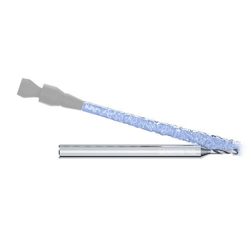 Broca monobloque - CrazyDrill Flex - Mikron Group - para titanio / para acero / para acero inoxidable