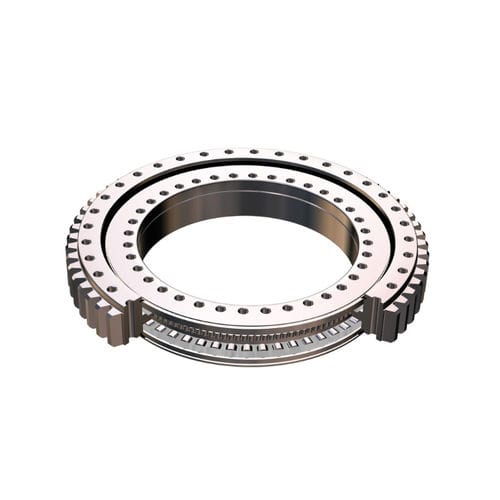 Corona giratoria con dientes exteriores - THB Bearings - de rodillos / de tres hileras / para obra grúa excavadora