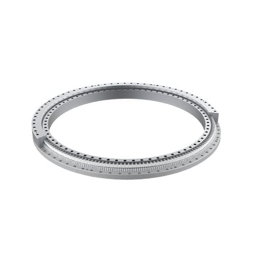 Corona giratoria de tres hileras - THB Bearings - sin dientes / de rodillos / para obra grúa excavadora