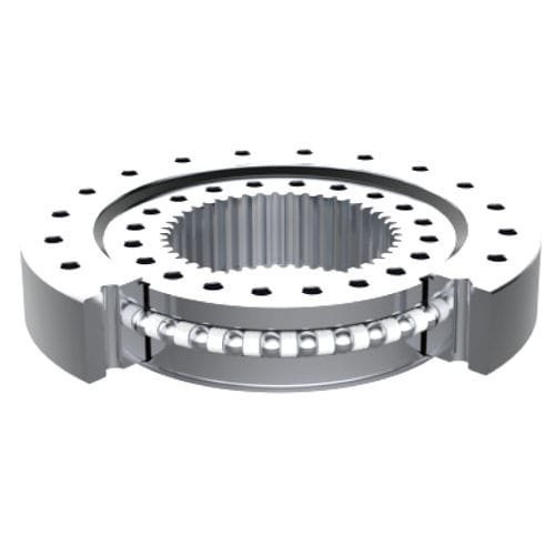 Corona giratoria de cuatro puntos de contacto - THB Bearings - con dientes interiores / de bolas / para obra grúa excavadora