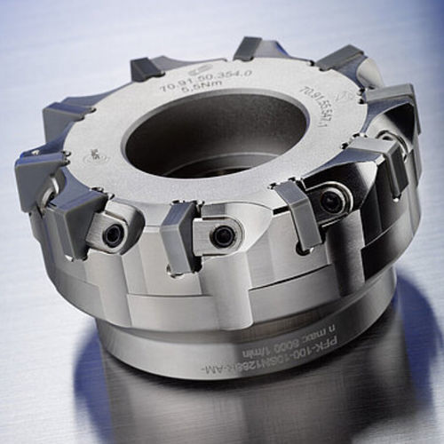 Fresa de dos cortes - PFK-040-04SN0988R-AM  - CERAMTEC - con plaquita negativa / para planear / de desbaste