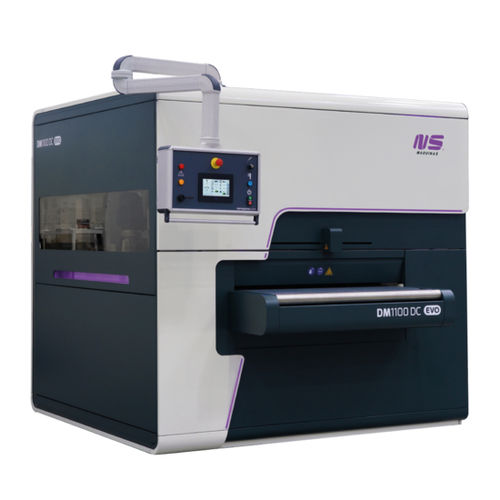 Desbarbadora de estantería de ángulos - DM1100 DC EVO  - NS Máquinas Industriais - de banda / para chapas / automática