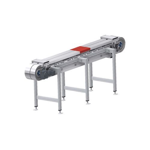 Transportador de acumulación - TSF - TAKTOMAT GmbH - de banda / horizontal / de piezas para procesar