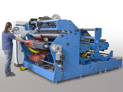 Máquina de bobinado de film - BT-400-1600 - Siltech S.r.l. - para rollos / con sistema de corte / automática