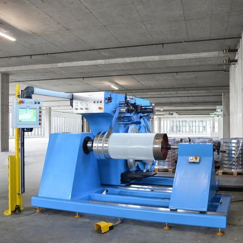 Máquina de bobinado de cinta - AB series - Siltech S.r.l. - móvil / automática / motorizada