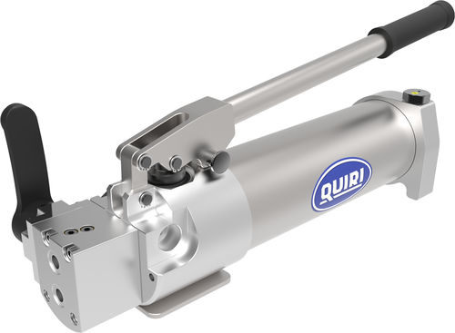 Bomba hidráulica de doble efecto - QDH series - QUIRI - de pistón / de mano / de aluminio