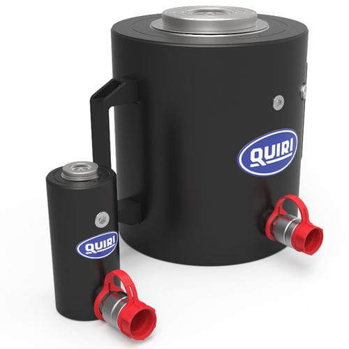 Cilindro de acero - QSR series - QUIRI - hidráulico / de pistón / con retorno por muelle